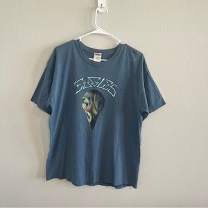 Eagles Band Shirt Men's Large Blue Long Road Out Of Eden Tour 2008-2009